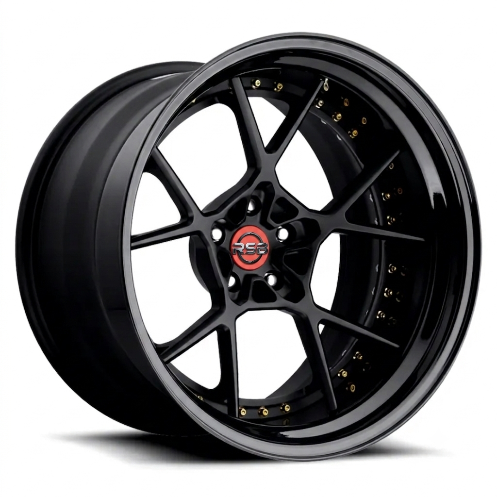 RS-GP03 CUSTOM FORGED FIVE SPOKES 3 PIECE WHEEL
