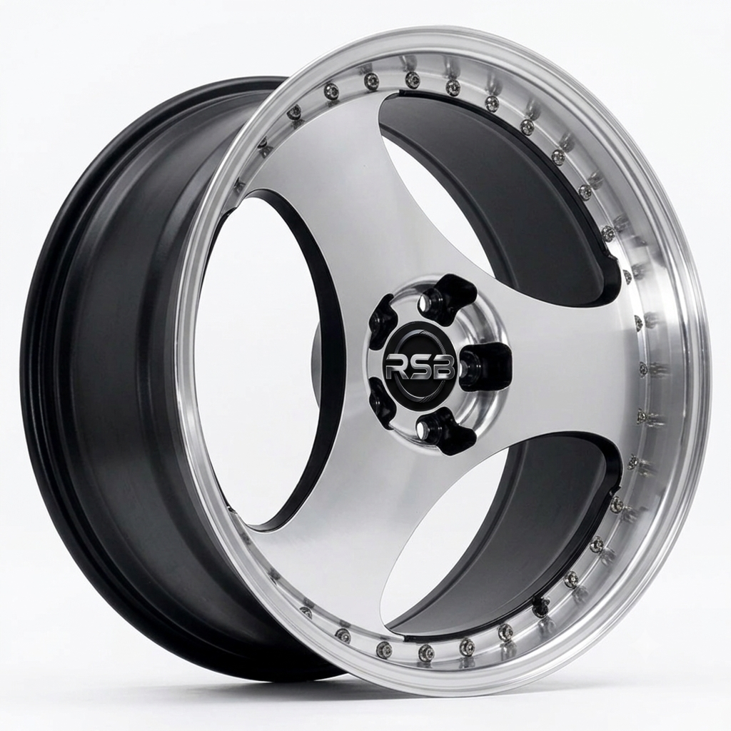 RS-DS02 CUSTOM FORGED THREE SPOKES TWO PIECE WHEEL