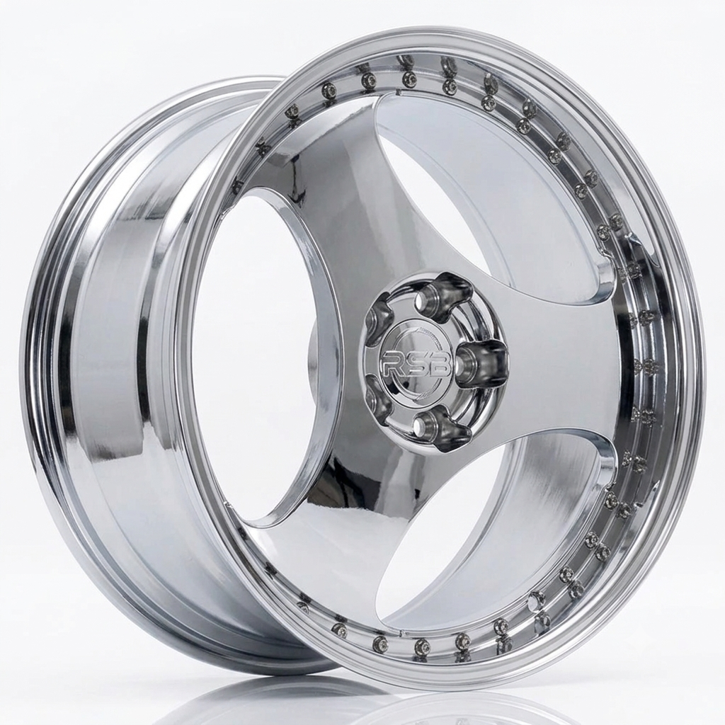 RS-DS02 CUSTOM FORGED THREE SPOKES TWO PIECE WHEEL