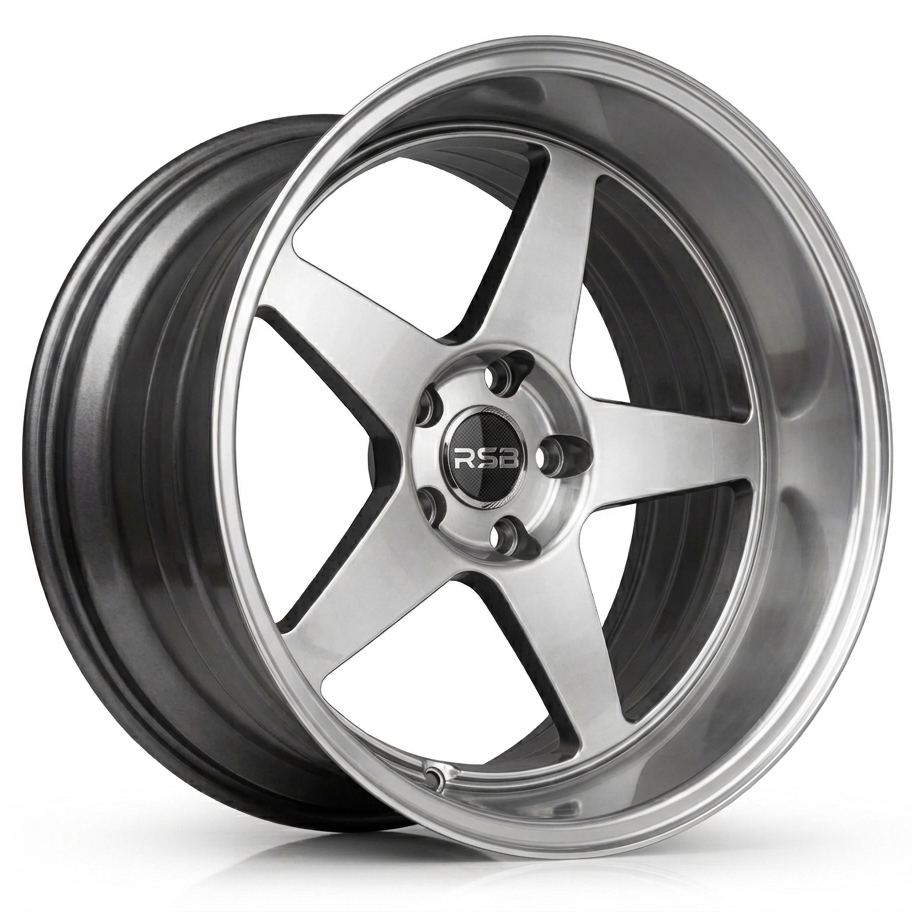 RS-DS01 CUSTOM FORGED FIVE SPOKES TWO PIECE WHEEL