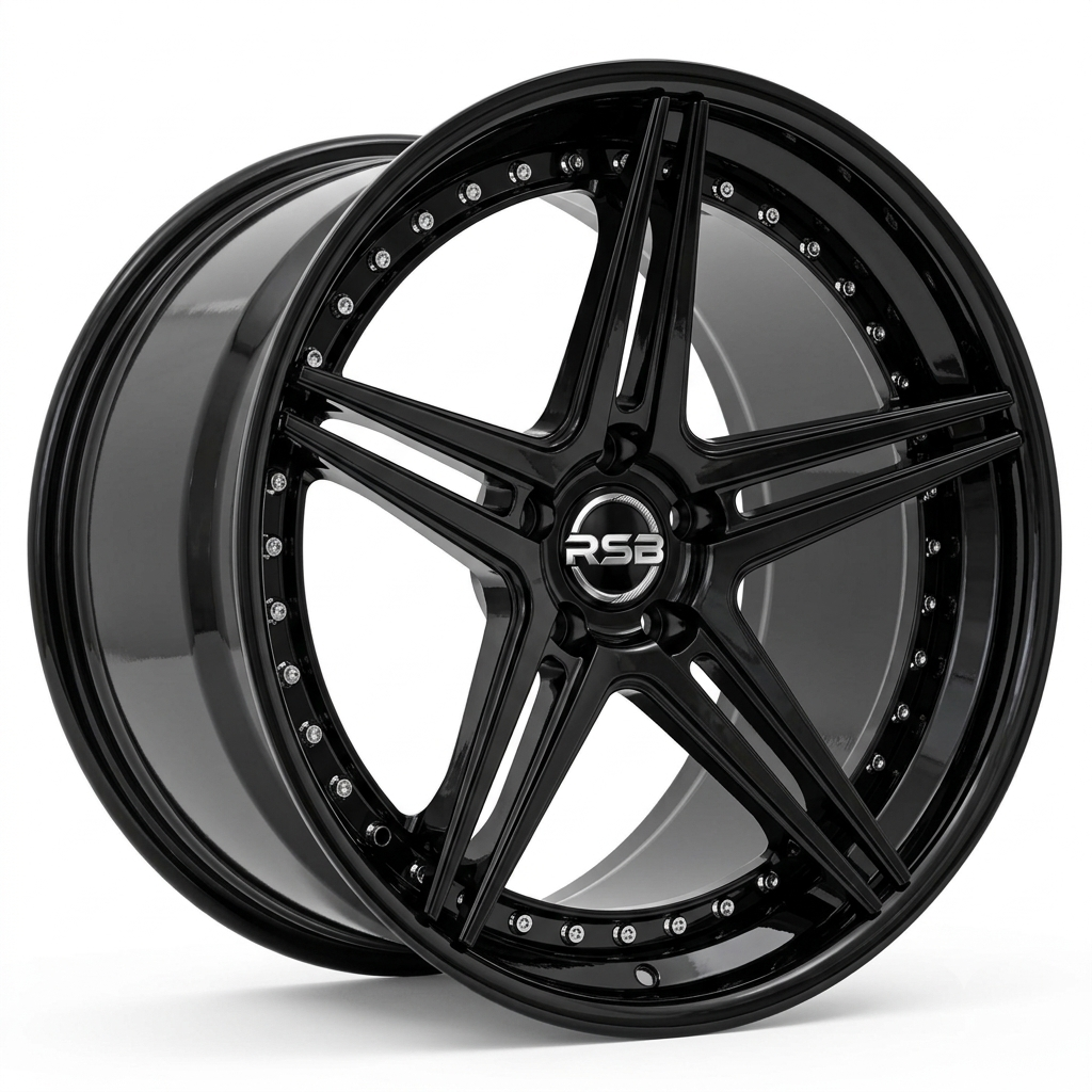 RS-DS27 CUSTOM FORGED FIVE SPOKES TWO PIECE WHEEL