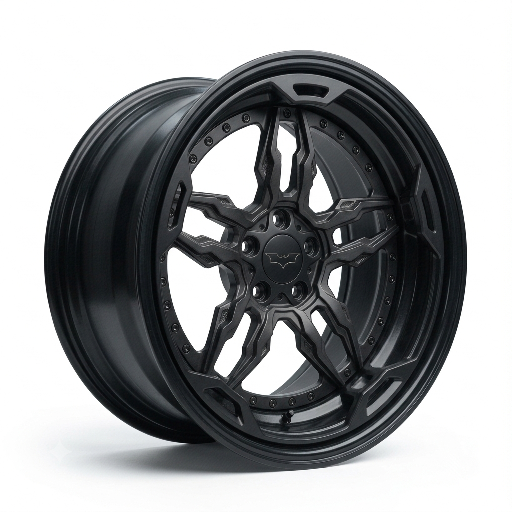 RS-DS194 CUSTOM FORGED BATMAN STYLE 2 PIECE WHEEL