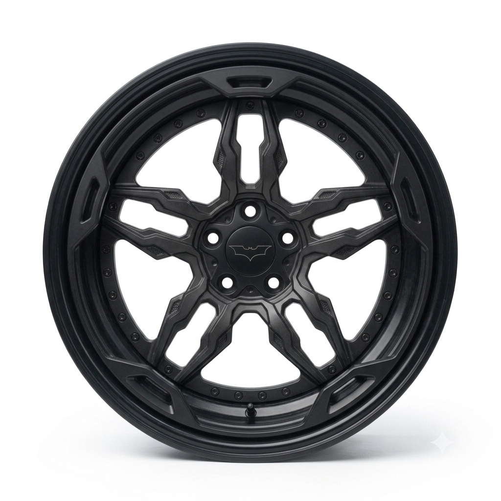 RS-DS194 CUSTOM FORGED BATMAN STYLE 2 PIECE WHEEL