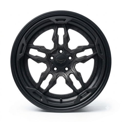 RS-DS194 CUSTOM FORGED BATMAN STYLE 2 PIECE WHEEL