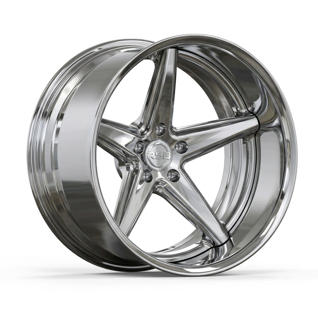 RS-DS57 CUSTOM FORGED FIVE SPOKES TWO PIECE WHEEL