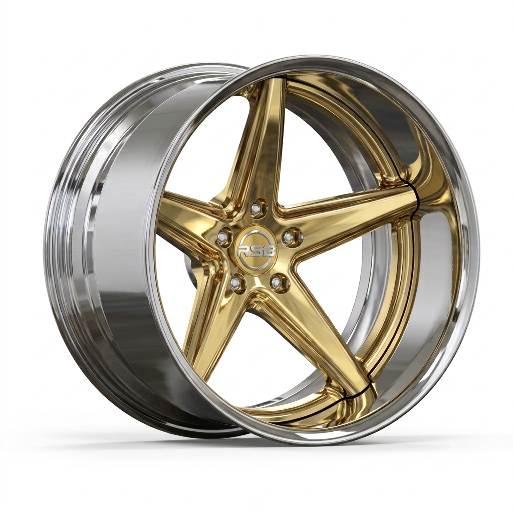 RS-DS57 CUSTOM FORGED FIVE SPOKES TWO PIECE WHEEL