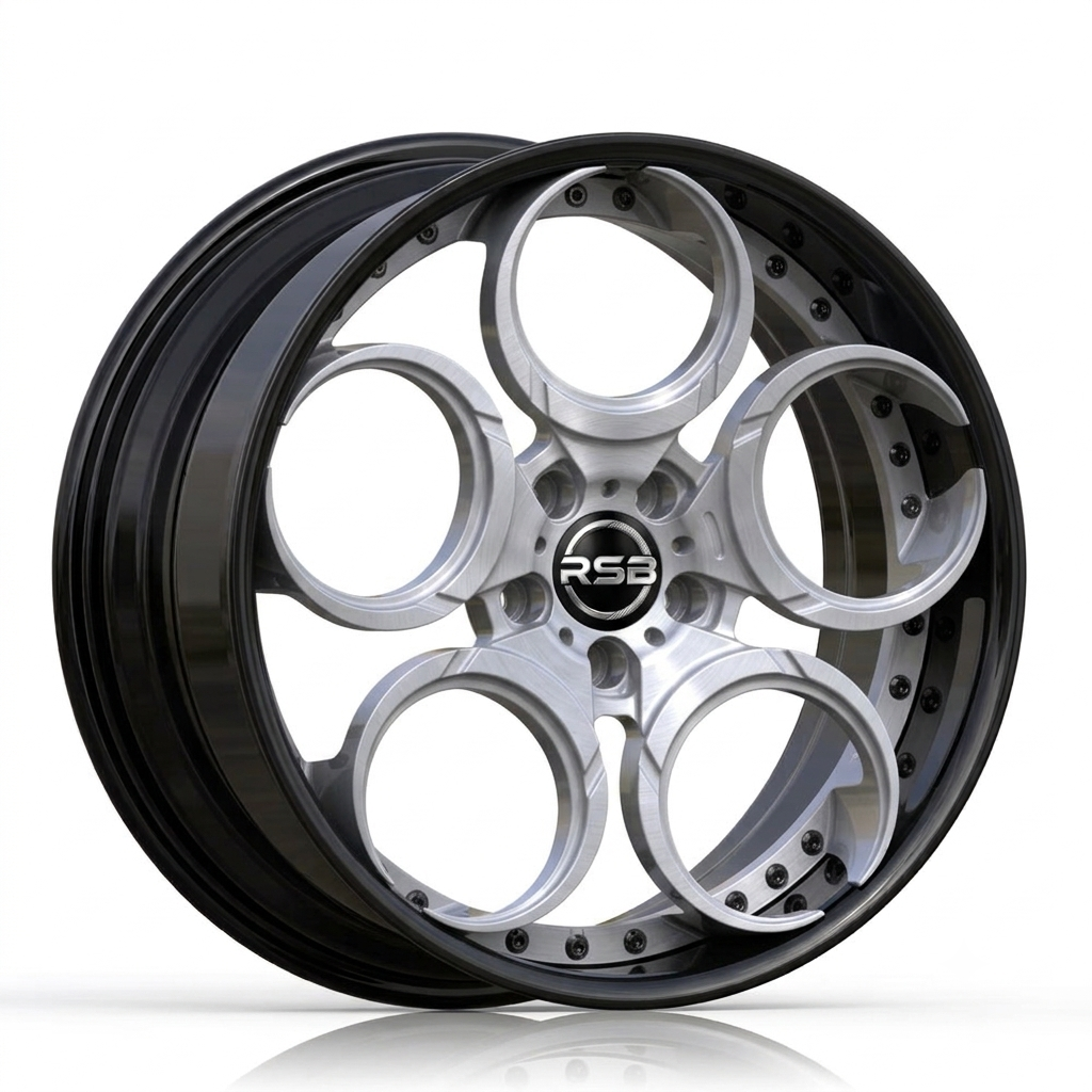 RS-DS71 CUSTOM FORGED FIVE SPOKES TWO PIECE WHEEL