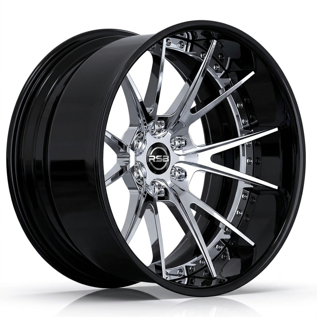 RS-DS74 CUSTOM FORGED SIX SPOKES 2 PIECE WHEEL