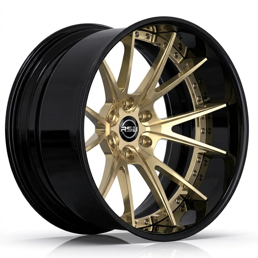 RS-DS74 CUSTOM FORGED SIX SPOKES 2 PIECE WHEEL