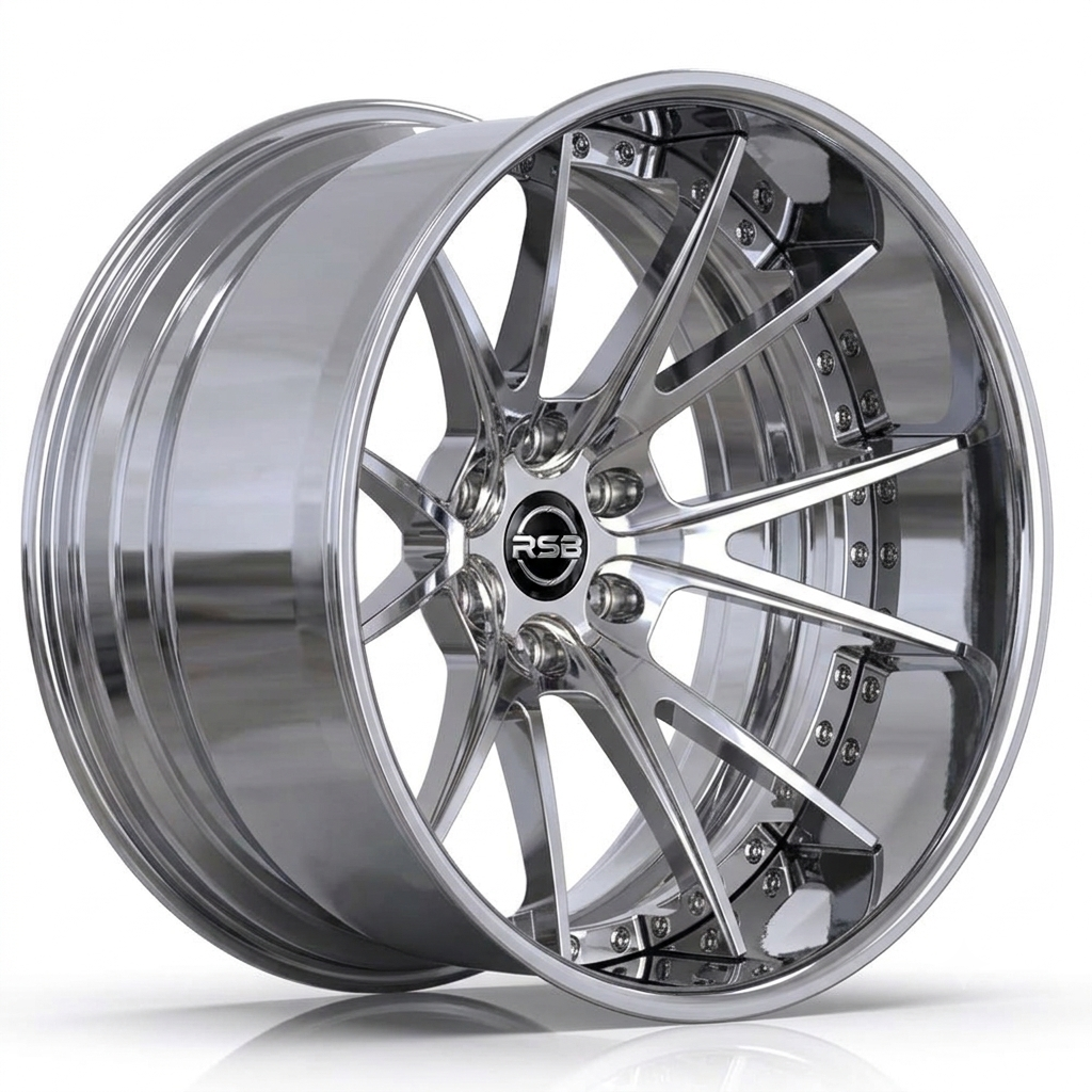 RS-DS74 CUSTOM FORGED SIX SPOKES 2 PIECE WHEEL