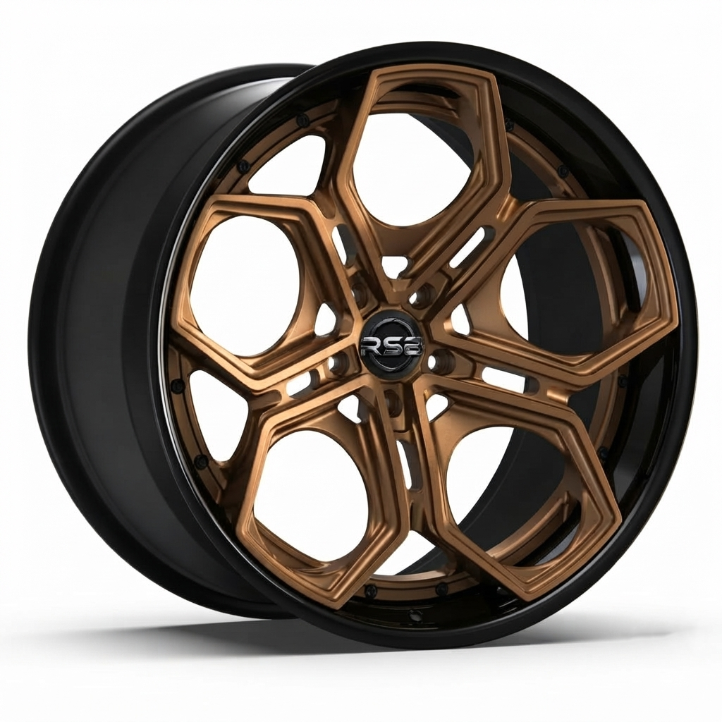 RS-DS15 CUSTOM FORGED FIVE SPOKES TWO PIECE WHEEL