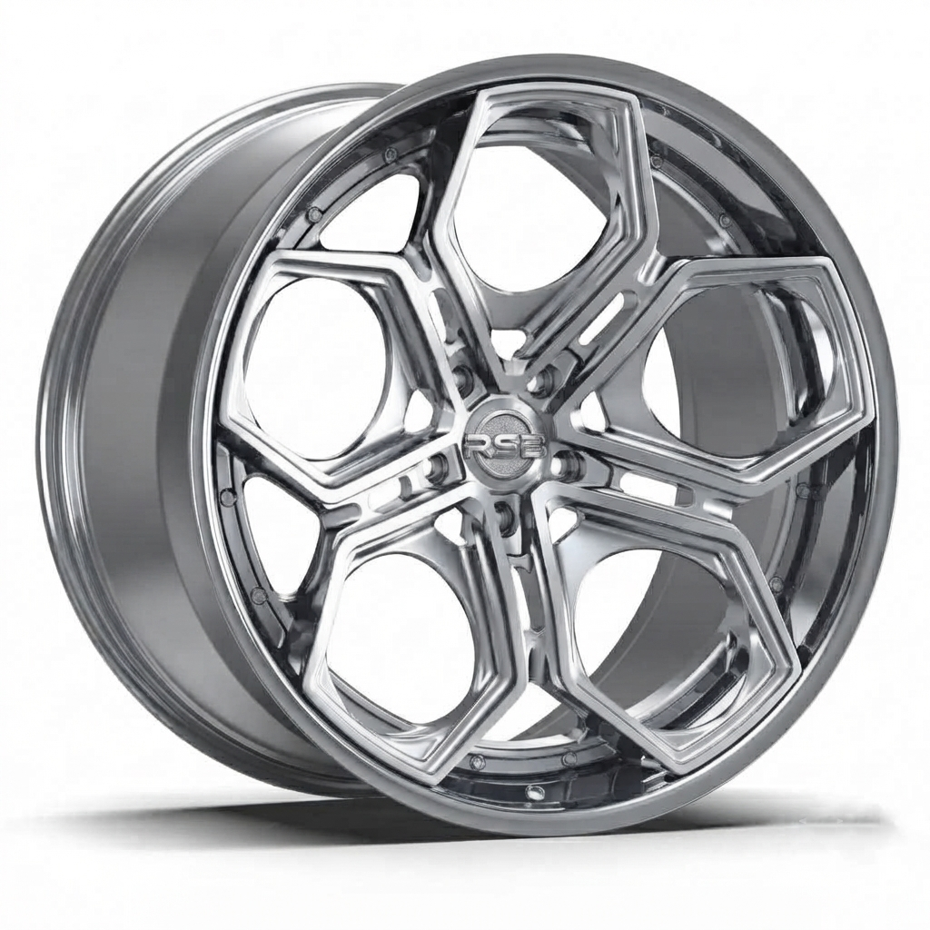 RS-DS15 CUSTOM FORGED FIVE SPOKES TWO PIECE WHEEL