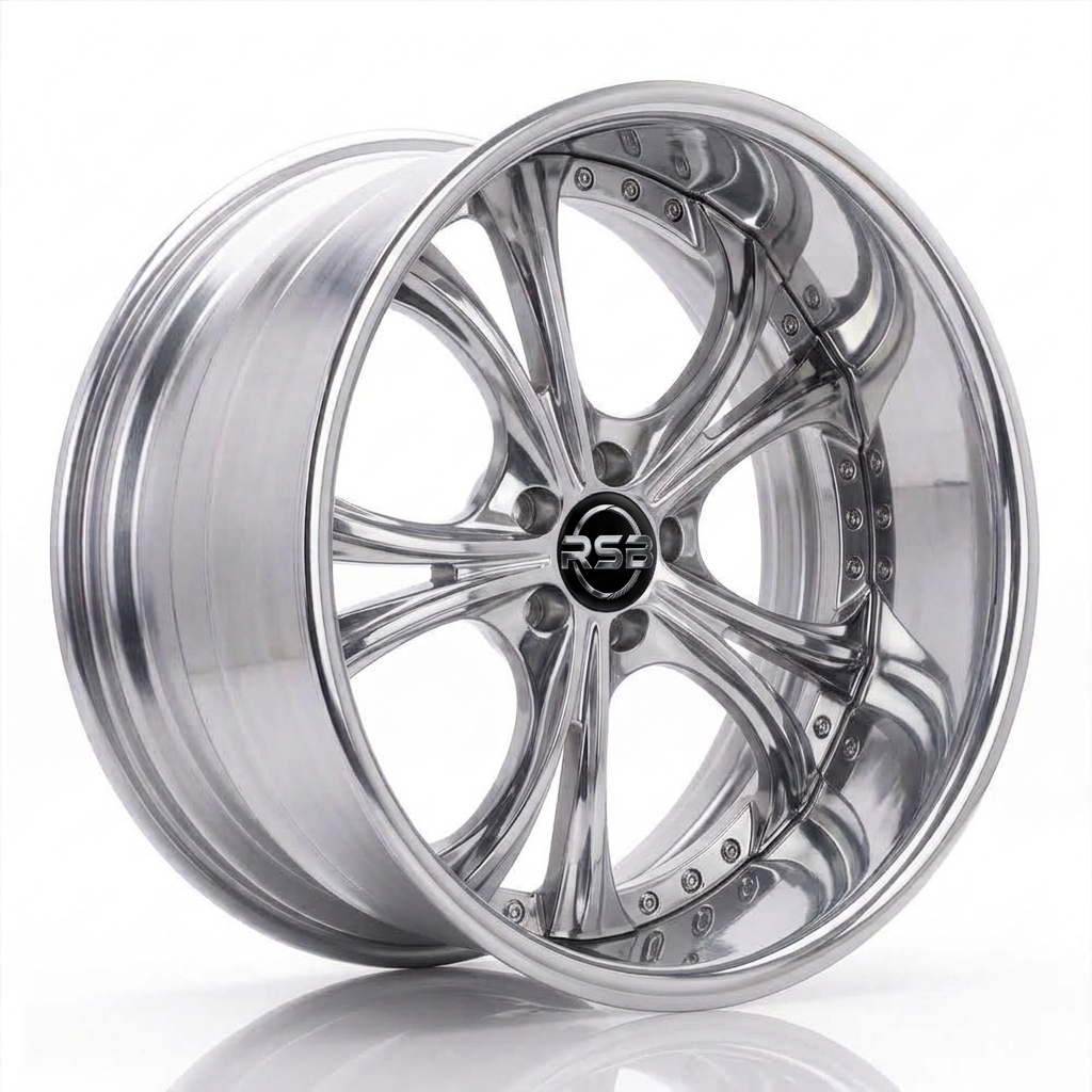 RS-DS07 CUSTOM FORGED FIVE SPOKES TWO PIECE WHEEL